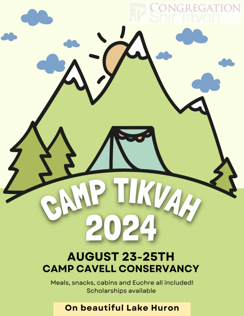 		                                		                                    <a href="https://www.shirtikvah.org/form/camp-tikvah-2024-regstration.html"
		                                    	target="">
		                                		                                <span class="slider_title">
		                                    Camp Tikvah		                                </span>
		                                		                                </a>
		                                		                                
		                                		                            	                            	
		                            <span class="slider_description">Registration for Camp Tikvah - August 23-25th is now open</span>
		                            		                            		                            <a href="https://www.shirtikvah.org/form/camp-tikvah-2024-regstration.html" class="slider_link"
		                            	target="">
		                            	REGISTRATION IS NOW OPEN!		                            </a>
		                            		                            