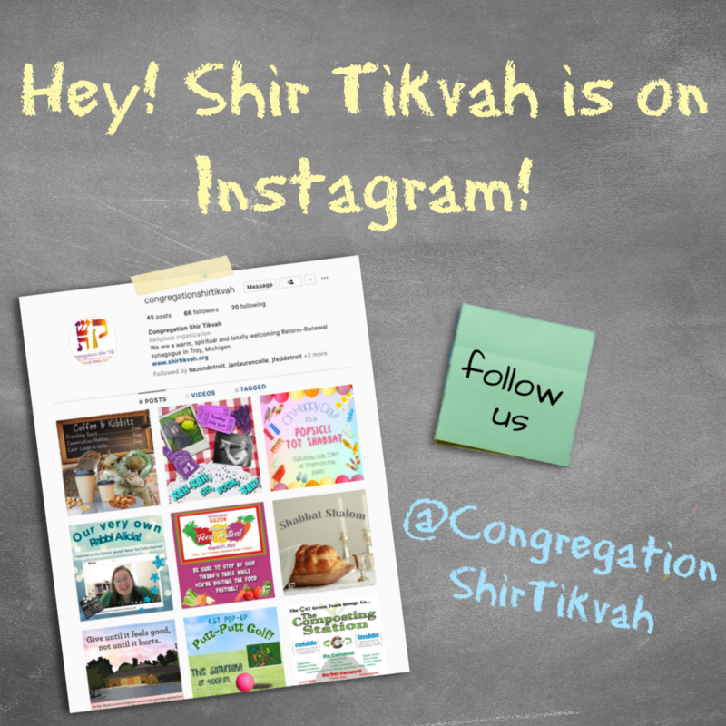 		                                		                                    <a href="https://www.instagram.com/congregationshirtikvah/"
		                                    	target="">
		                                		                                <span class="slider_title">
		                                    Shir Tikvah is on Instagram!		                                </span>
		                                		                                </a>
		                                		                                
		                                		                            		                            		                            <a href="https://www.instagram.com/congregationshirtikvah/" class="slider_link"
		                            	target="">
		                            	Check us out!		                            </a>
		                            		                            