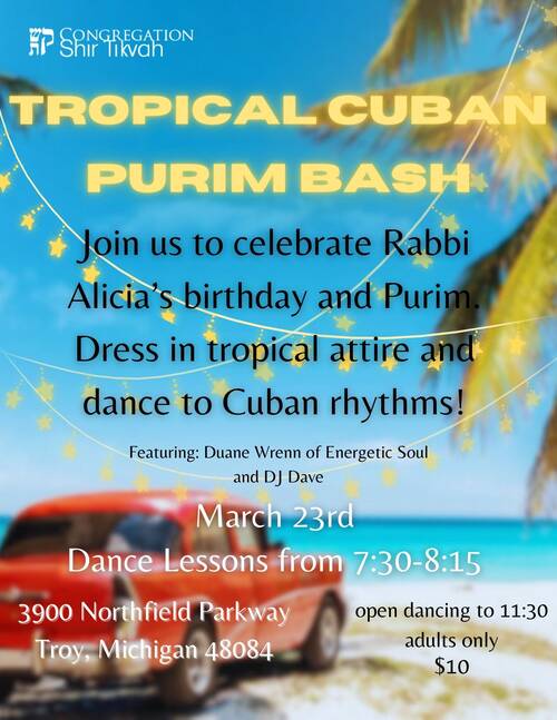 		                                		                                    <a href="https://www.shirtikvah.org/event/adult-purim-bash.html"
		                                    	target="">
		                                		                                <span class="slider_title">
		                                    Tropical Cuban Purim Bash		                                </span>
		                                		                                </a>
		                                		                                
		                                		                            	                            	
		                            <span class="slider_description">Celebrating Rabbi Alicia's birthday</span>
		                            		                            		                            <a href="https://www.shirtikvah.org/event/adult-purim-bash.html" class="slider_link"
		                            	target="">
		                            	Register Now!		                            </a>
		                            		                            